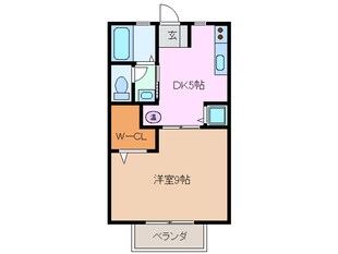 中川原駅 徒歩5分 1階の物件間取画像